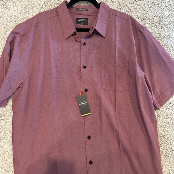 NWT MENS QUIKSILVER BUTTON DOWN - Picture 1 of 2